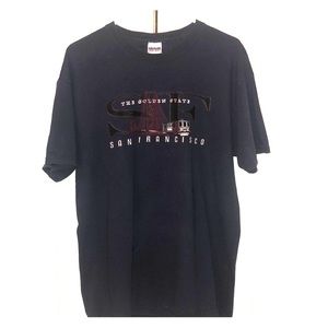 Vintage Gildan heavy cotton tee.